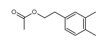 acetic acid-(3,4-dimethyl-phenethyl ester)结构式