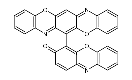 6-<4'-3H-Phenoxazin-3-one-yl>triphenodioxazine结构式