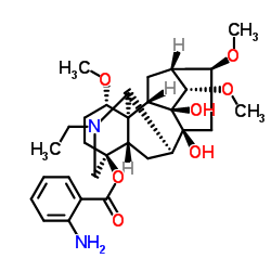 N-deacetyllappaconitine Structure