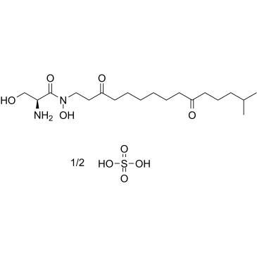 Lipoxamycin hemisulfate Structure