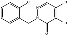 4,5-二氯-2-[(2-氯苯基)甲基]-2,3-二氢哒嗪-3-酮结构式