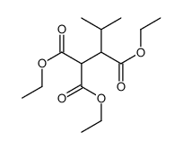 triethyl 3-methylbutane-1,1,2-tricarboxylate结构式