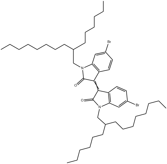 6,6'-二溴-1,1'-双(2-己基癸基)异靛图片