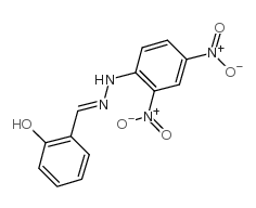2,4-二硝基苯乙酮苯腙-2-羟基苯甲醛结构式
