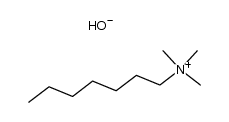 heptyl-trimethyl-ammonium, hydroxide结构式