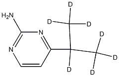 2-Amino-4-(iso-propyl-d7)-pyrimidine Structure