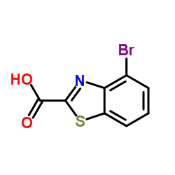 4-Bromo-1,3-benzothiazole-2-carboxylic acid structure
