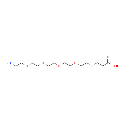 1-氨基-3,6,9,12,15-五氧杂十八烷-18-酸结构式