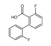 2-fluoro-6-(2-fluorophenyl)benzoic acid Structure