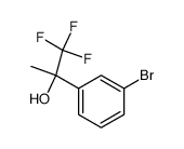2-(3-溴苯基)-1,1,1-三氟丙-2-醇结构式