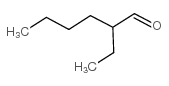 Hexanal, 2-ethyl- Structure