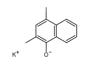potassium 2,4-dimethyl-1-naphthoxide Structure