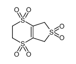 2,3,5,7-tetrahydrothieno[3,4-b][1,4]dithiine 1,1,4,4,6,6-hexaoxide Structure