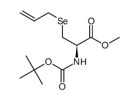 N-Boc-Se-allyl-L-selenocysteine methyl ester Structure