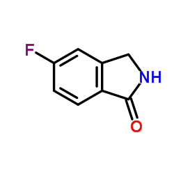 5-氟异吲哚啉-1-酮结构式