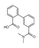 2-[3-(dimethylcarbamoyl)phenyl]benzoic acid结构式