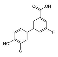 3-(3-chloro-4-hydroxyphenyl)-5-fluorobenzoic acid结构式