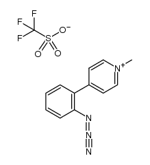 1-methyl-4-(2-azidophenyl)pyridinium triflate结构式