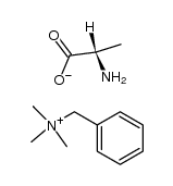 Alanine benzyltrimethylammonium salt Structure