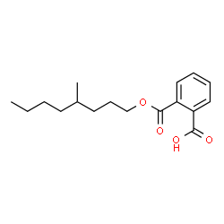 外消旋-单-(4-甲基辛基)-邻苯二甲酸酯结构式