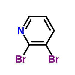 2,3-二溴吡啶结构式