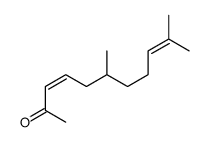 6,10-二甲基-3,9-十一碳二烯-2-酮结构式