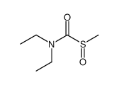 S-甲基-N,N-二乙基硫代氨基甲酸酯亚砜结构式