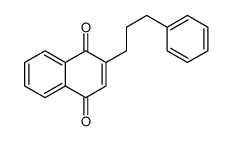 2-(3-phenylpropyl)naphthalene-1,4-dione Structure