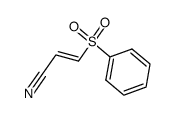3-(Phenylsulfonyl)acrylonitrile structure