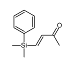 4-[dimethyl(phenyl)silyl]but-3-en-2-one结构式