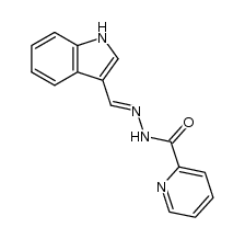 N'-((1H-indol-3-yl)methylene)picolinohydrazide结构式