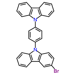 3'-Bromo-1,4-di(9-carbazolyl)benzene Structure