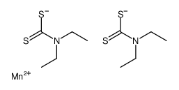 bis(diethyldithiocarbamato-S,S')manganese结构式