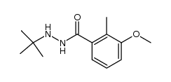 N-(3-methoxy-2-methylbenzoyl)-N'-tert-butylhydrazine结构式