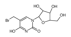5-(bromomethyl)-1-[(2R,3R,4S,5R)-3,4-dihydroxy-5-(hydroxymethyl)oxolan-2-yl]pyrimidine-2,4-dione Structure