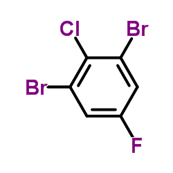 3,5-二溴-4-氯氟苯结构式