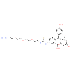 荧光素-三聚乙二醇-氨基结构式