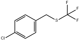 4-氯(三氟甲硫基甲基)苯结构式