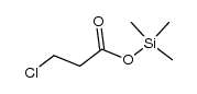 chloropropionic acid-trimethylsilyl ester结构式