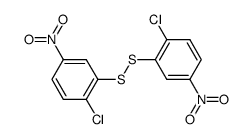 4-chloro-3-((5-amino-2-chlorophenyl)disulfanyl)aniline结构式