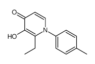 2-ethyl-3-hydroxy-1-(4-methylphenyl)pyridin-4-one Structure