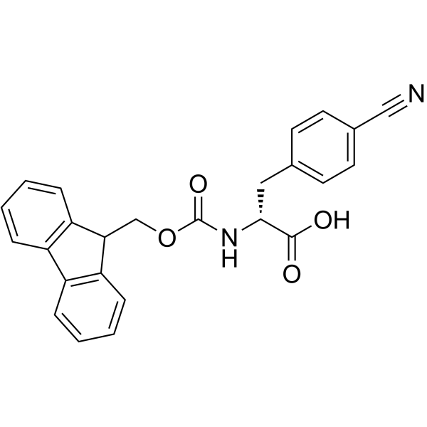 Fmoc-D-Phe(4-CN)-OH Structure