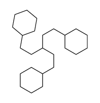 Pentane, 1,5-dicyclohexyl-3- (2-cyclohexylethyl)- Structure