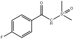 二甲基氧化锍-4-(氟)苯甲酰基甲基结构式