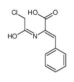 2-[(2-chloroacetyl)amino]-3-phenylprop-2-enoic acid结构式