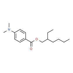 2-ETHYLHEXYL-4''-DIMETHYLAMINO-BENZOATE结构式