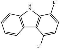 1-Bromo-4-Chloro-9H-Carbazole Structure