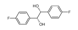 (R,R)-(+)-1,2-di(p-fluorophenyl)ethane-1,2-diol Structure