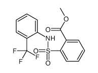 methyl 2-[[2-(trifluoromethyl)phenyl]sulfamoyl]benzoate结构式