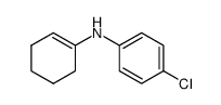 4-chloro-N-(cyclohex-1-en-1-yl)aniline Structure